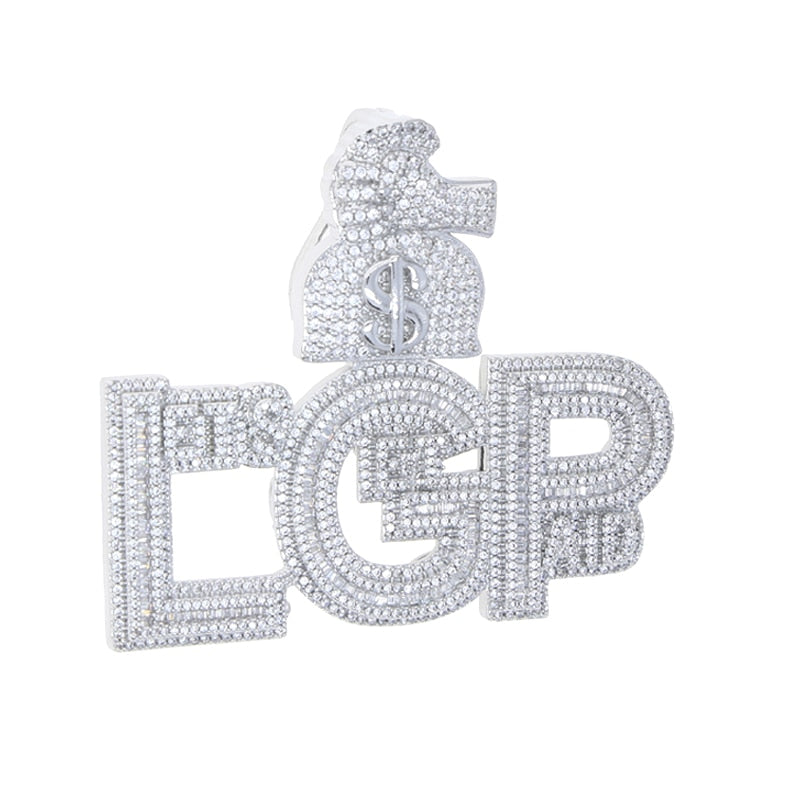 Iced Out Let's Get Paid Pendant - Different Drips