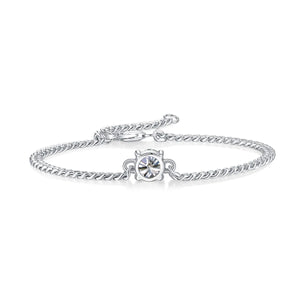 Women's S925 Moissanite Diamond Cuban Bracelet - Different Drips