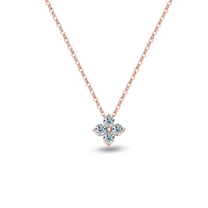 Women's S925 Clover Moissanite Diamond Pendant - Different Drips