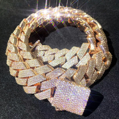 20mm Prong Cuban Chain - Different Drips