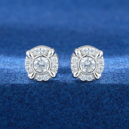 S925 Moissanite Dragon Claw Stud Earrings - Different Drips