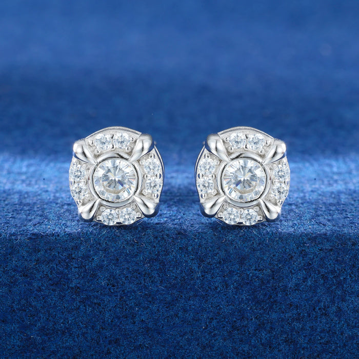 S925 Moissanite Dragon Claw Stud Earrings - Different Drips