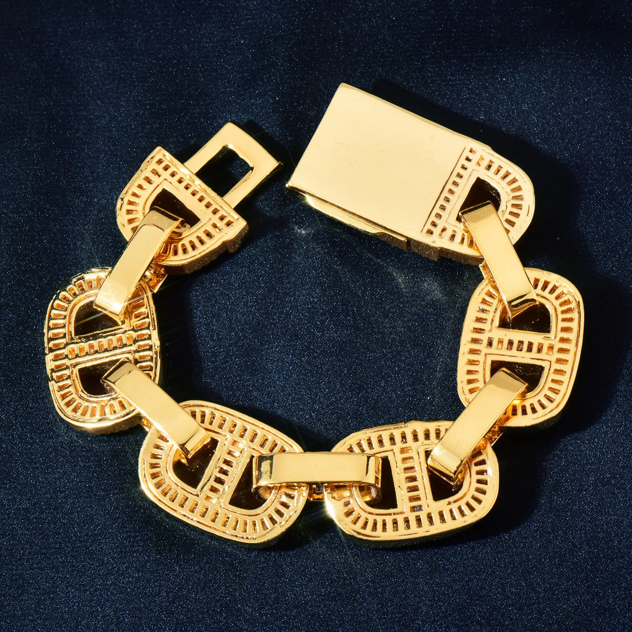 18mm Baguette Mariner Link Bracelet - Different Drips