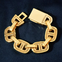 Thumbnail for 18mm Baguette Mariner Link Bracelet - Different Drips