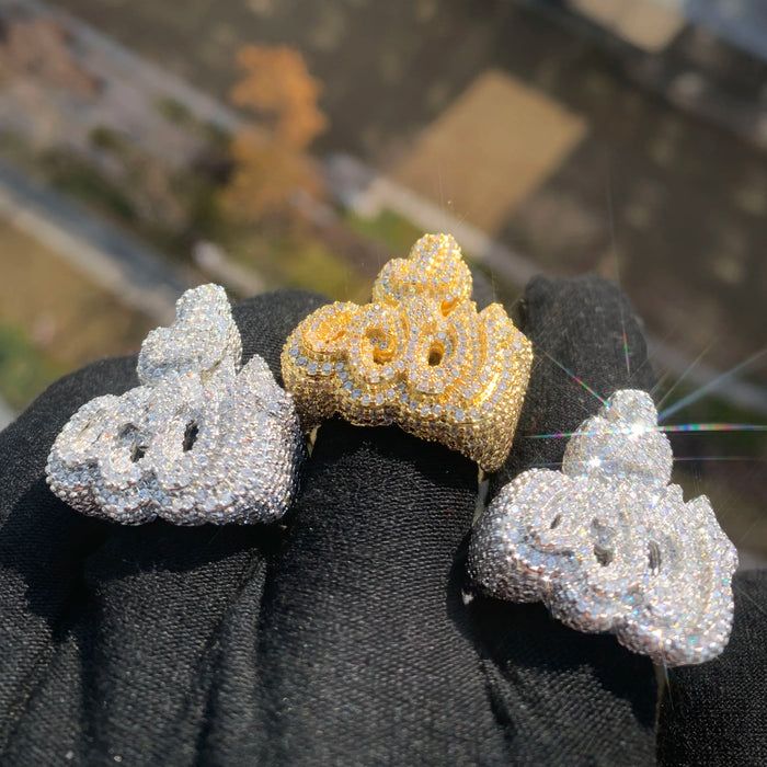 Diamond Allah Ring - Different Drips