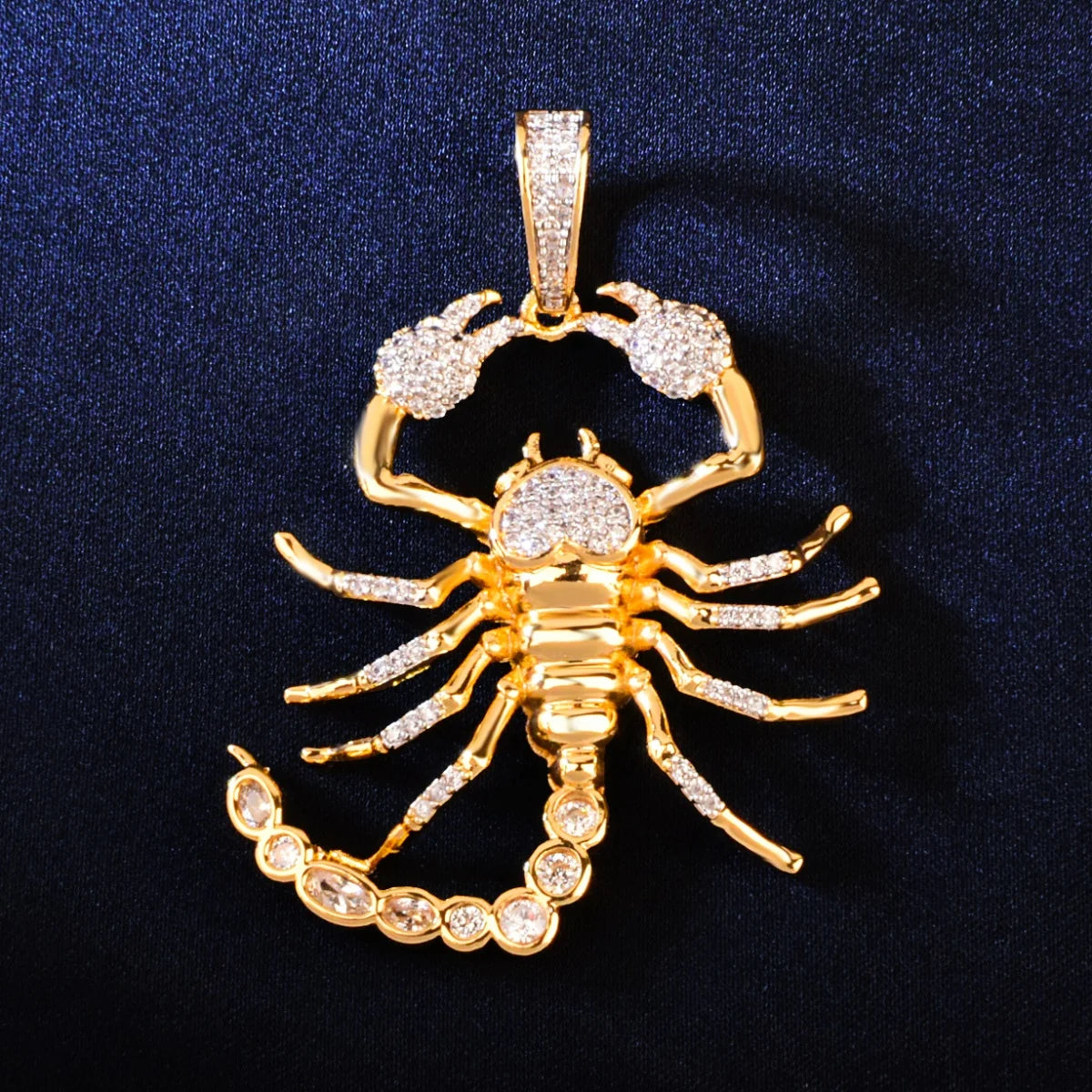 Iced Out Scorpion Pendant - Different Drips