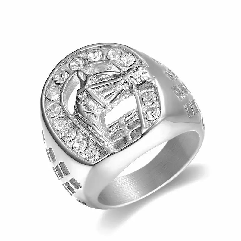 Horse Head Signet Ring - Different Drips