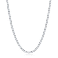 Thumbnail for 2.5mm Women's S925 Moissanite Tennis Necklace - Different Drips