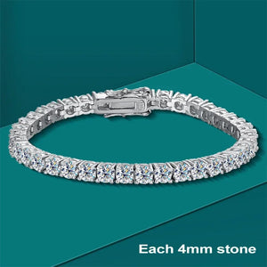 2-6mm Women's Diamond Tennis Bracelet - Different Drips