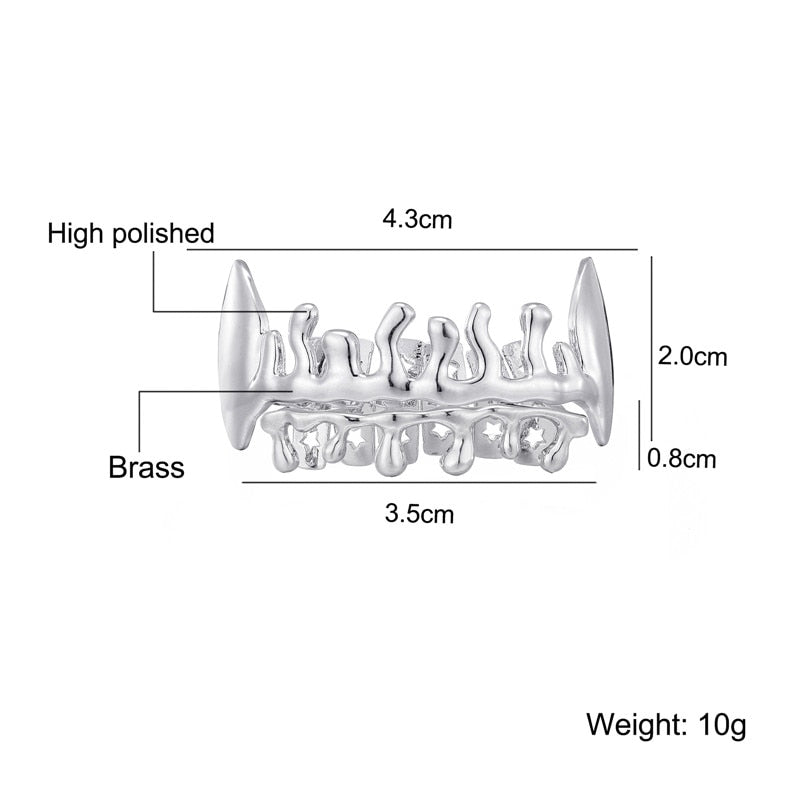 Solid Fang Dripping Grillz - Different Drips