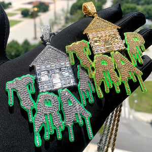 Glow In The Dark Trap House Pendant - Different Drips