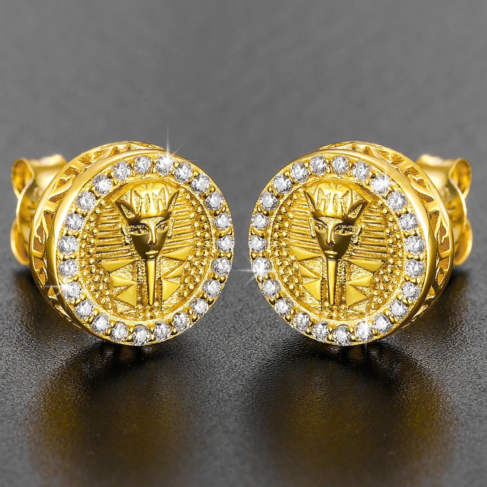 S925 Moissanite Pharaoh Earrings - Different Drips