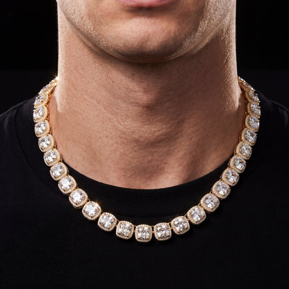 10mm Glacier Clustered Tennis Chain - Different Drips