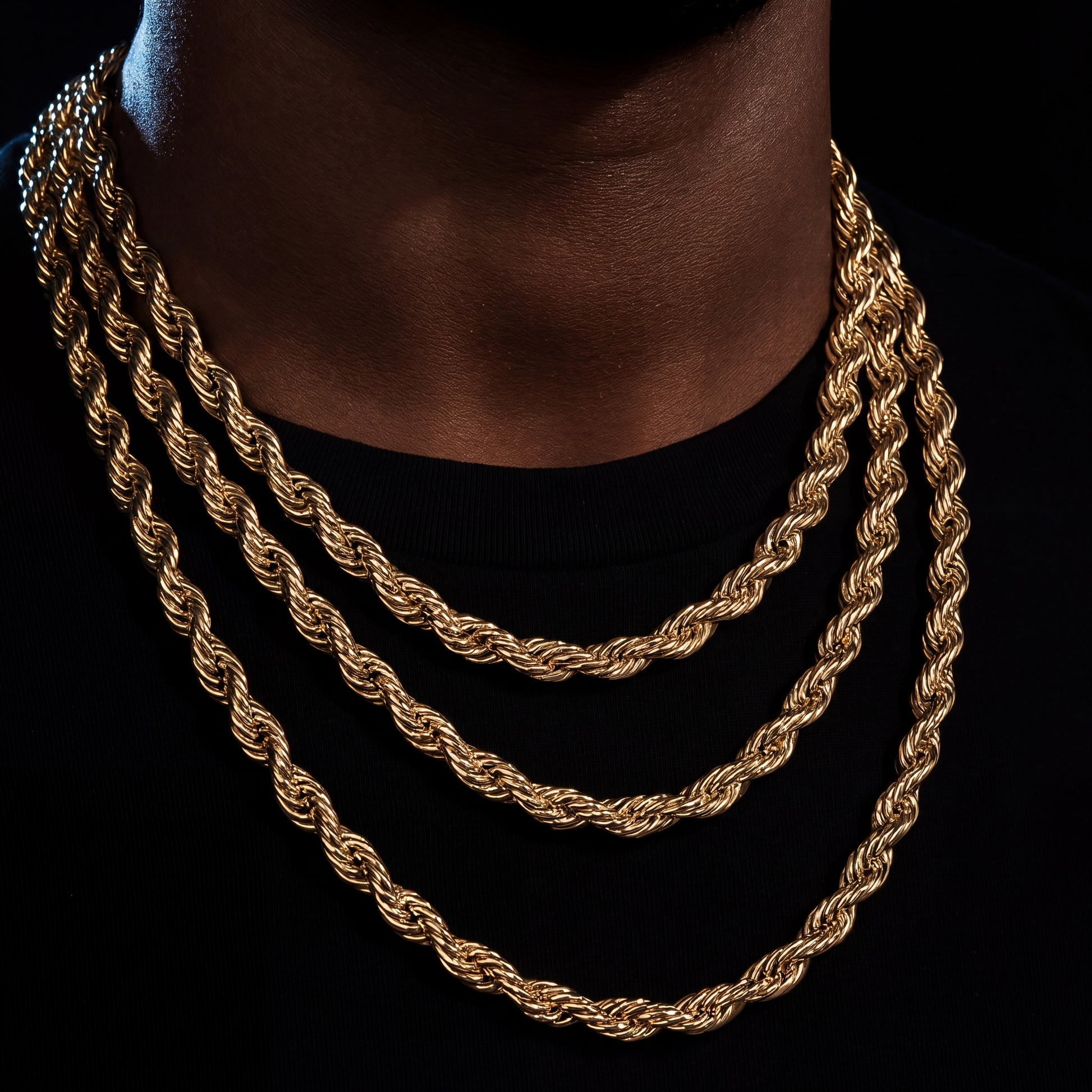 8mm Braided Rope Chain - Different Drips