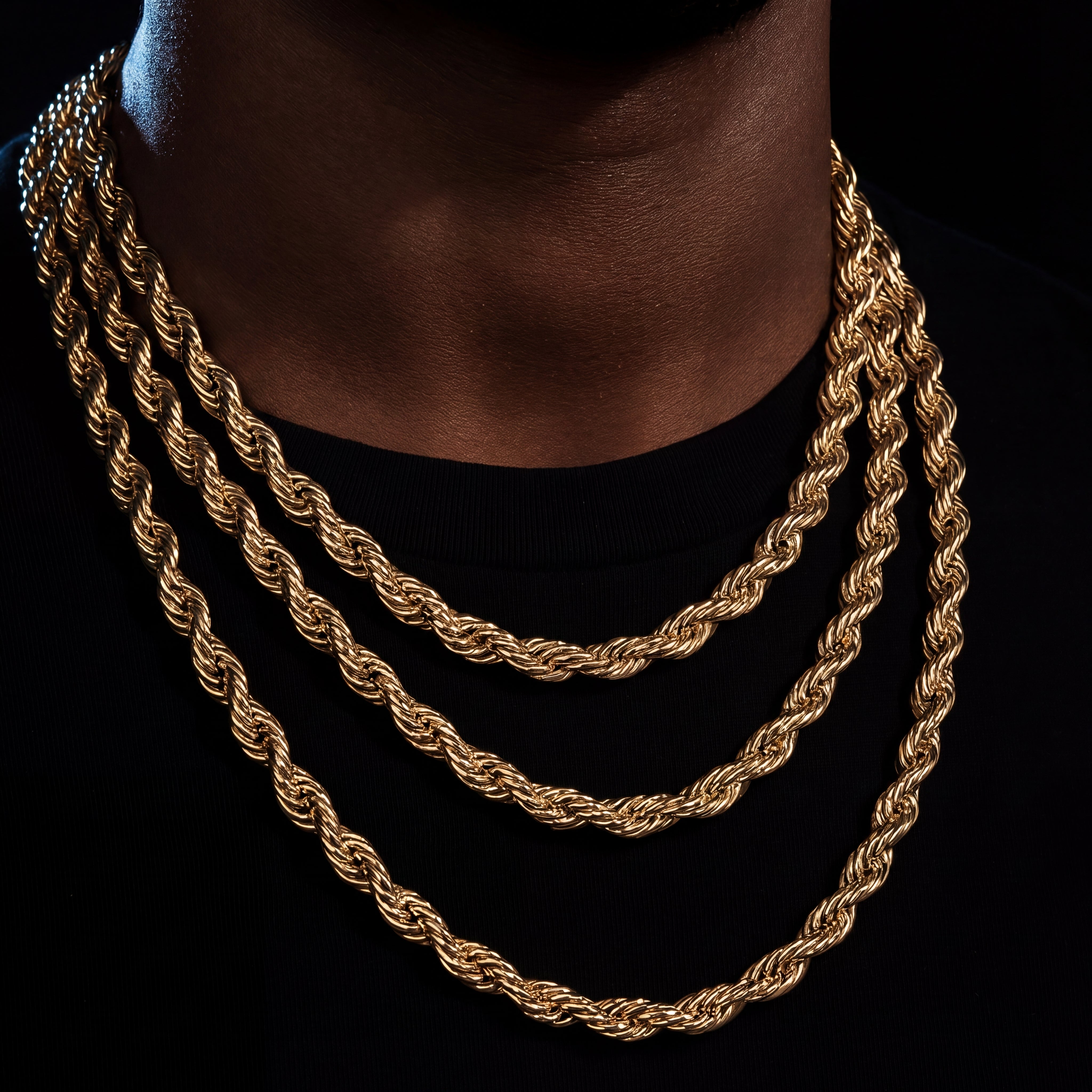8mm Braided Rope Chain - Different Drips