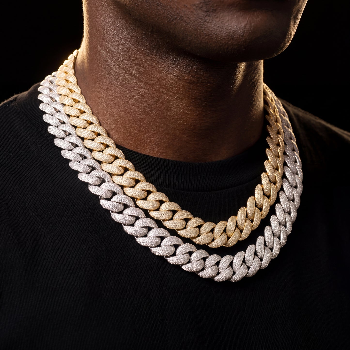 20mm Miami Curb Link Cuban Chain - Different Drips