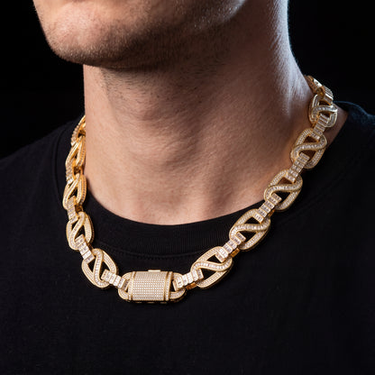 20mm Baguette Mariner Link Chain - Different Drips