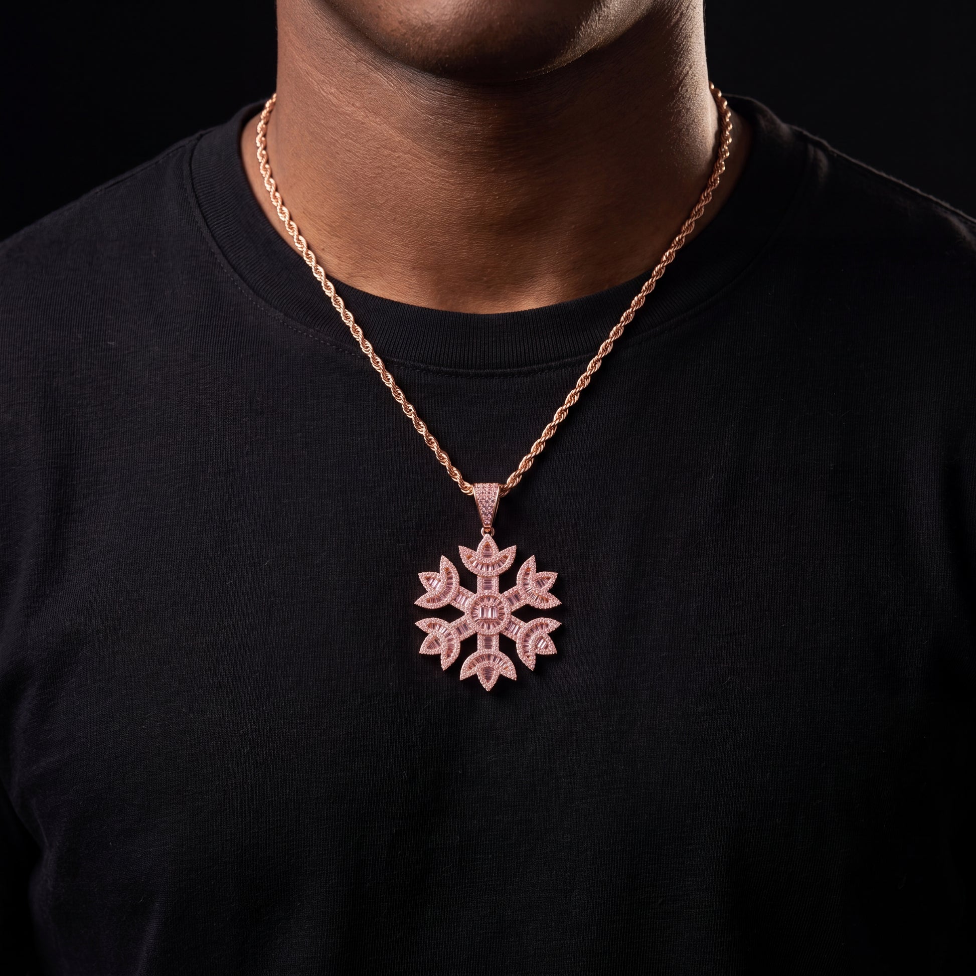 Snow Flake Pendant - Different Drips