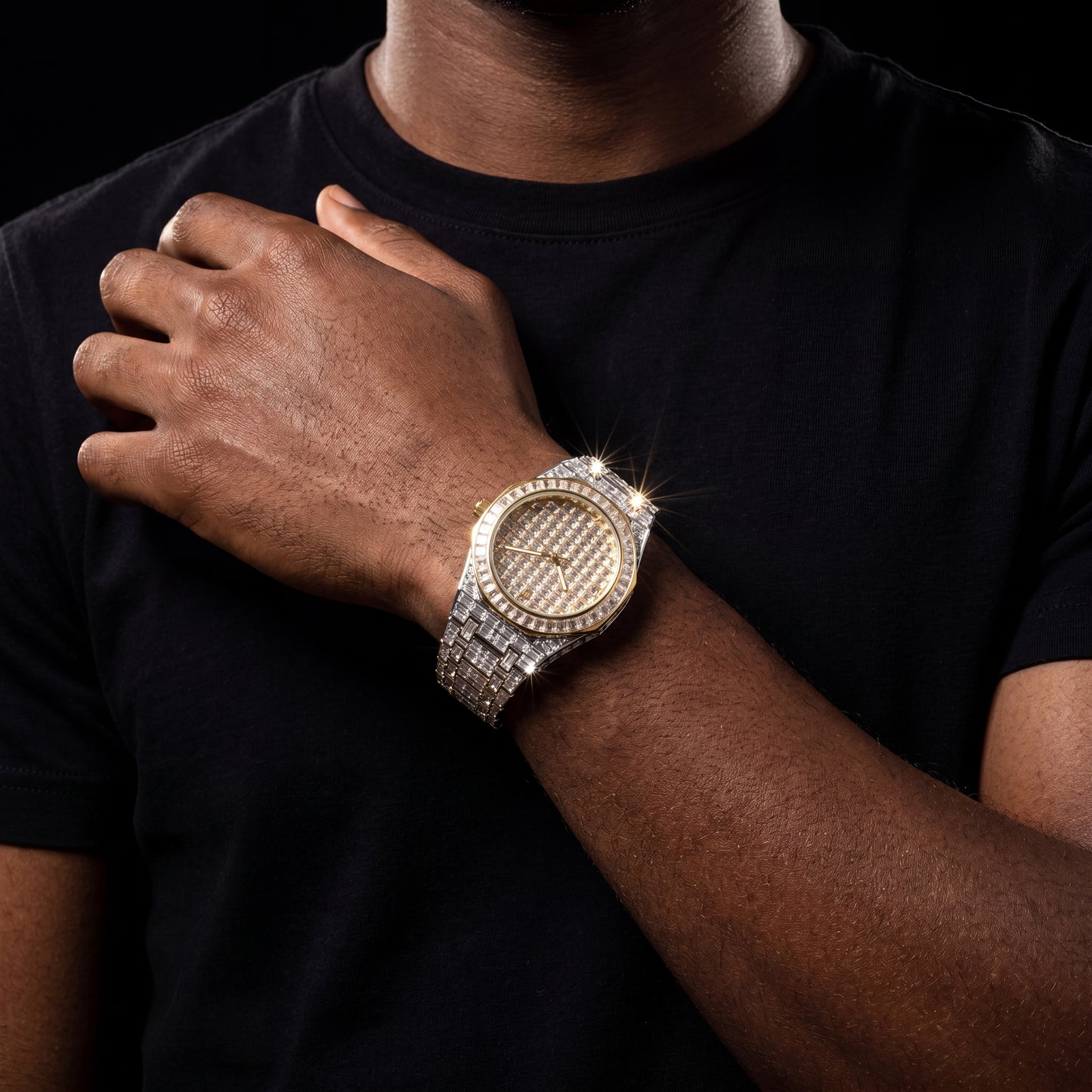Fully Loaded Baguette Watch - Different Drips
