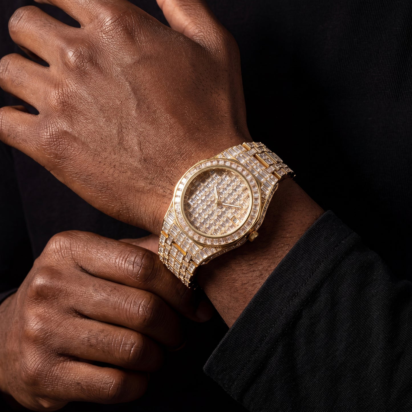 Fully Loaded Baguette Watch - Different Drips