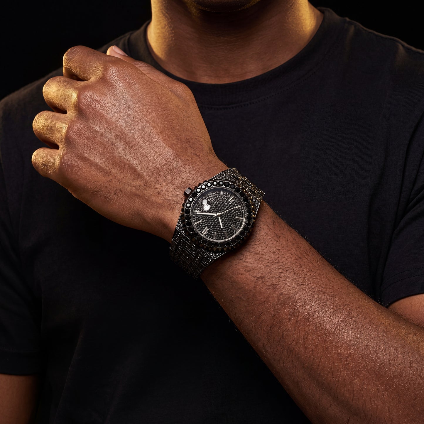Bust Down Royal Blue Iced Out Watch - Different Drips