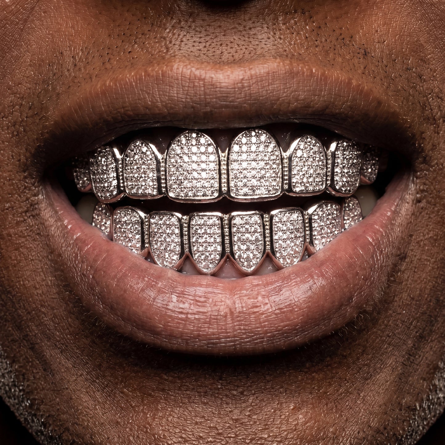 Two-Tone Iced Grillz - Different Drips