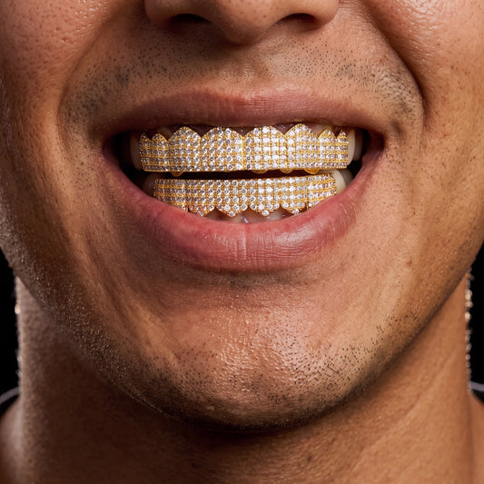 Iced Out Sharp-Teeth Grillz - Different Drips