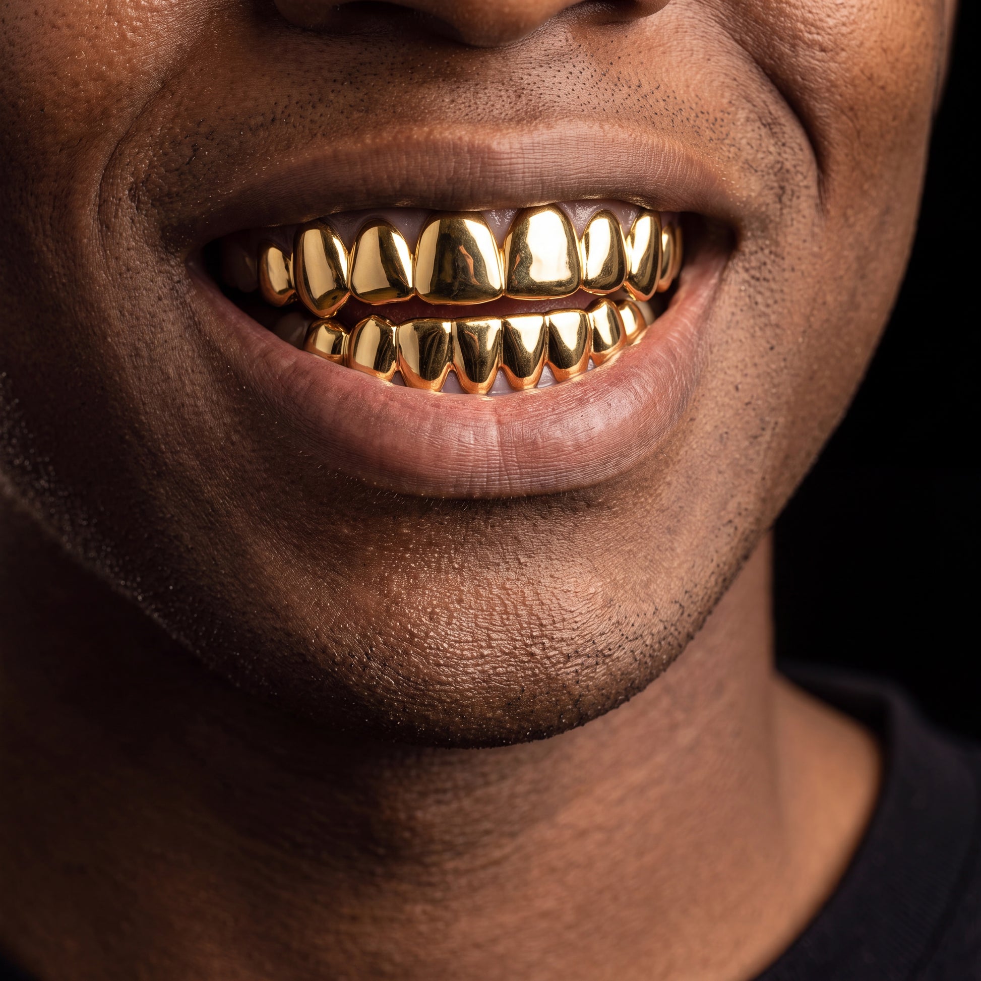 Solid 18k Gold Plated Grillz - Different Drips