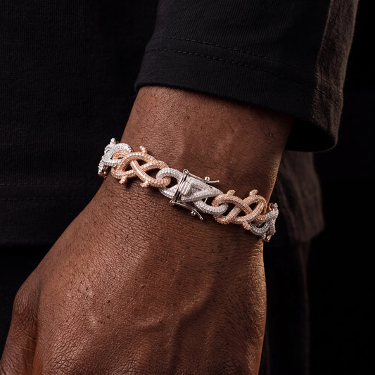 Iced Out Crown of Thorns Bracelet - Different Drips