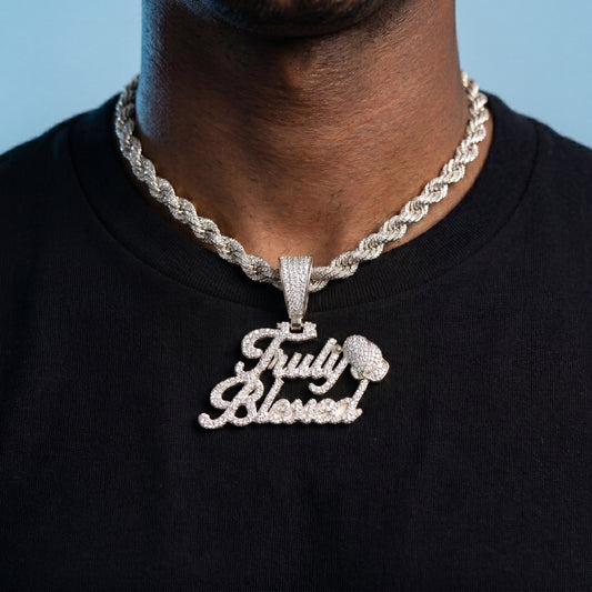 Iced Truly Blessed Pendant