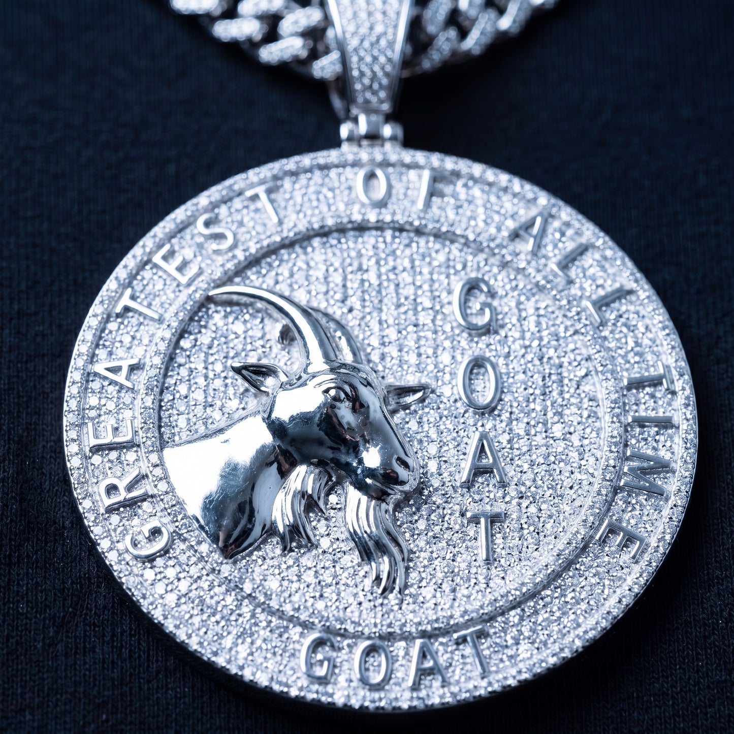 Circular GOAT Pendant - Different Drips
