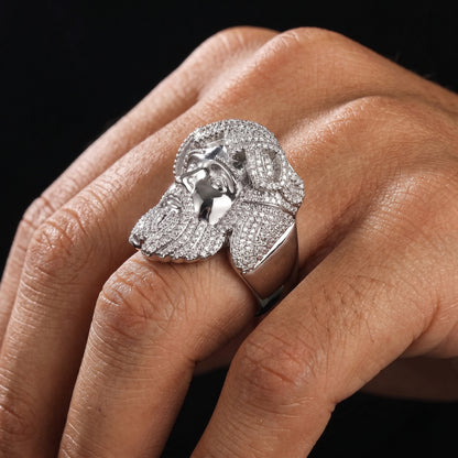 3D Jesus Head Ring - Different Drips