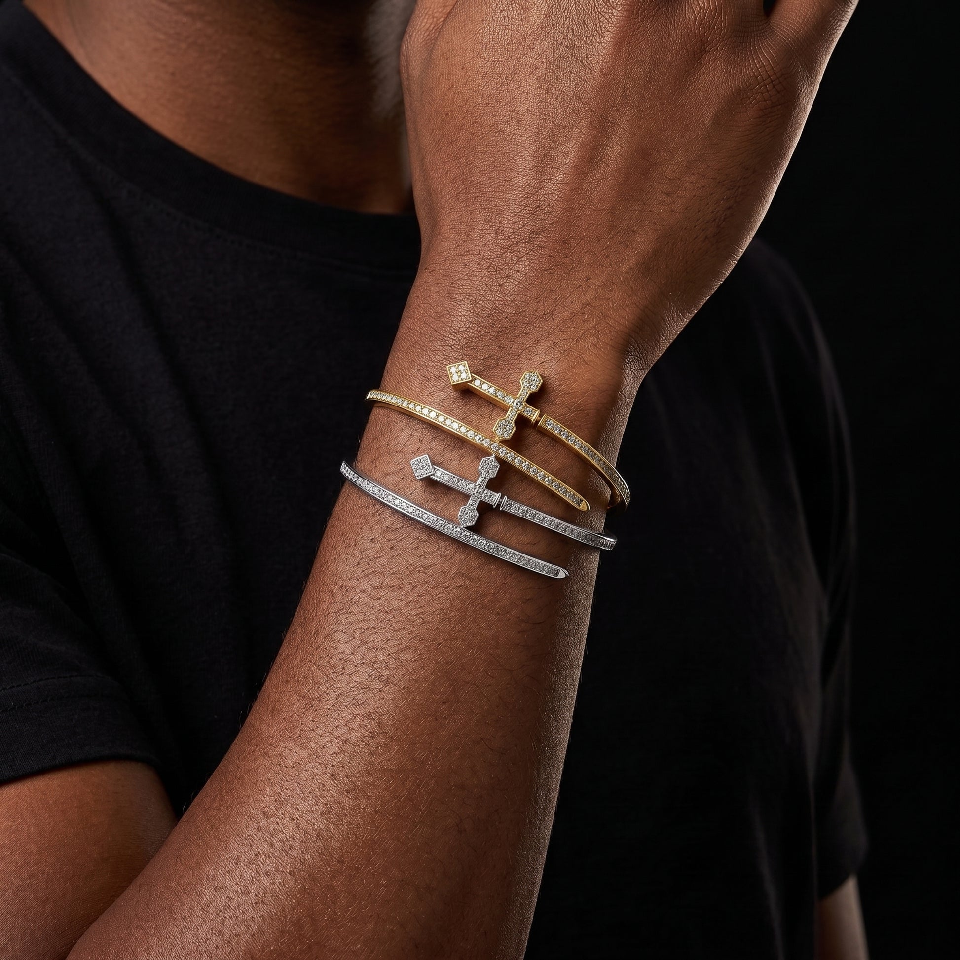Baguette Knights Sword Bracelet - Different Drips