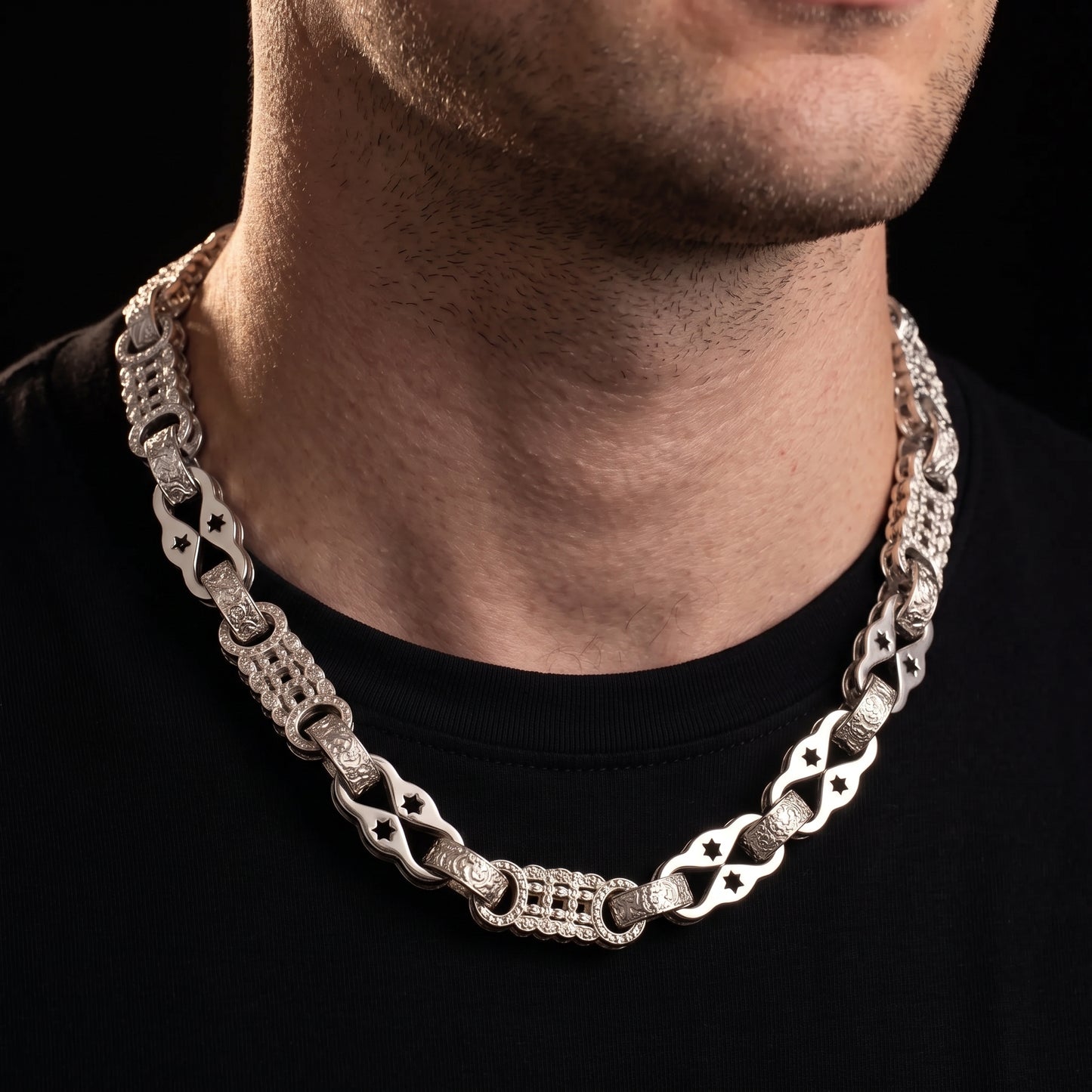 Solid Pulley Link Chain