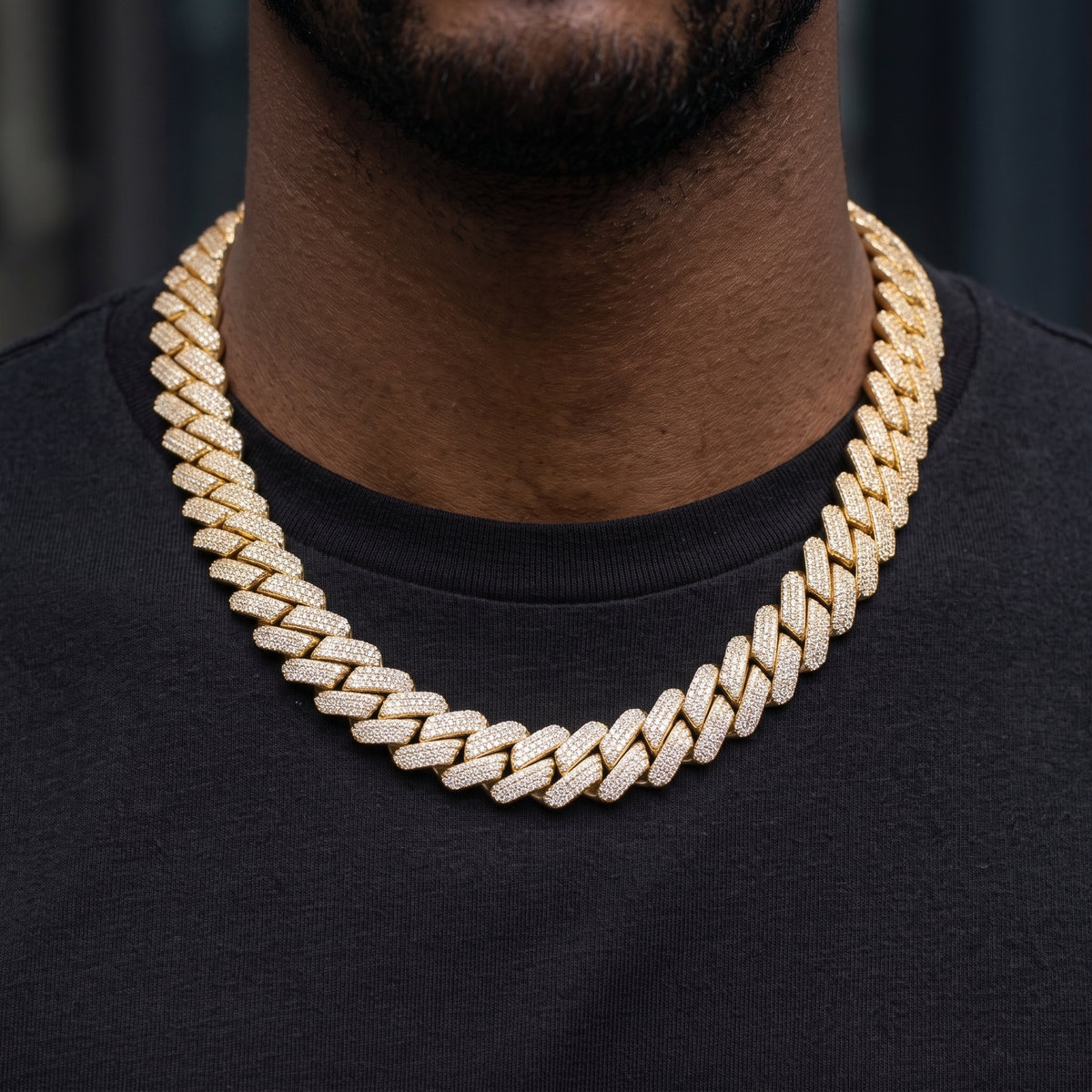 20mm Prong Cuban Chain - Different Drips