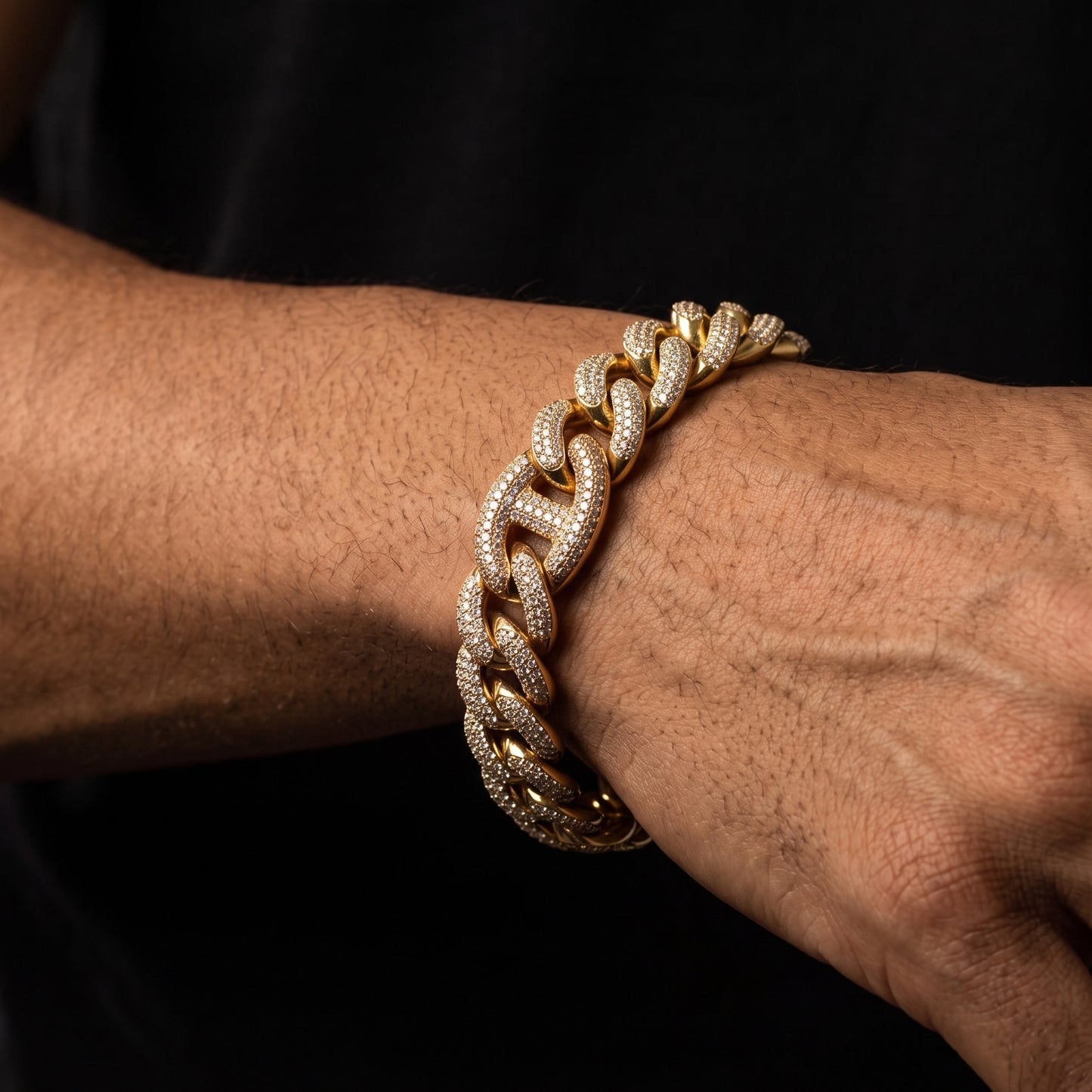 14mm Mariner Cuban Link Bracelet - Different Drips