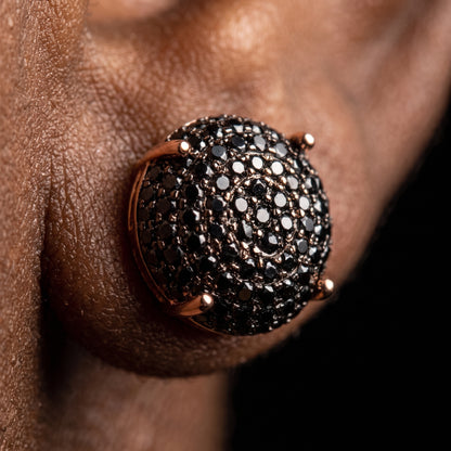 10mm Round Cut Stud Earrings - Different Drips