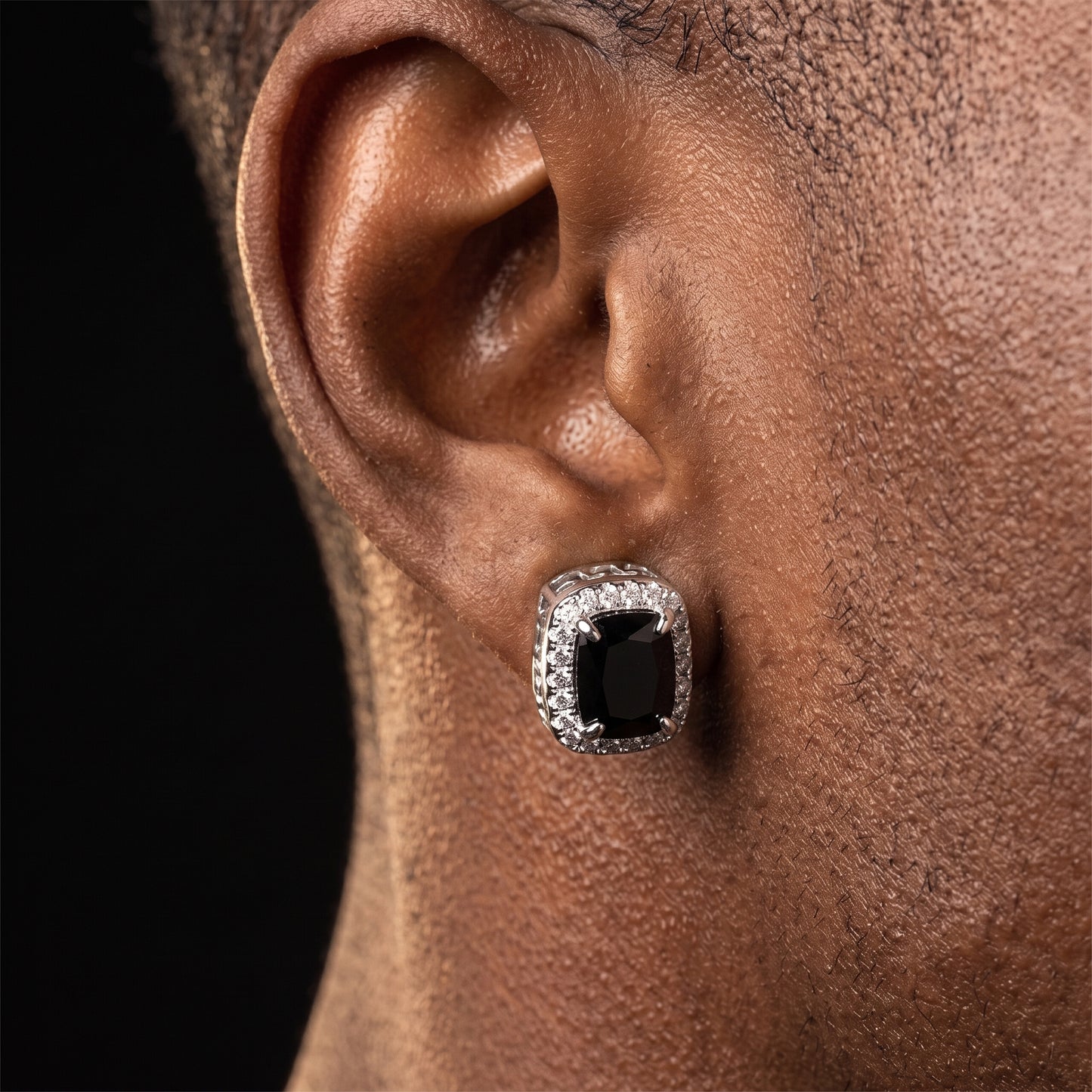 Emerald Cut Stud Earrings - Different Drips