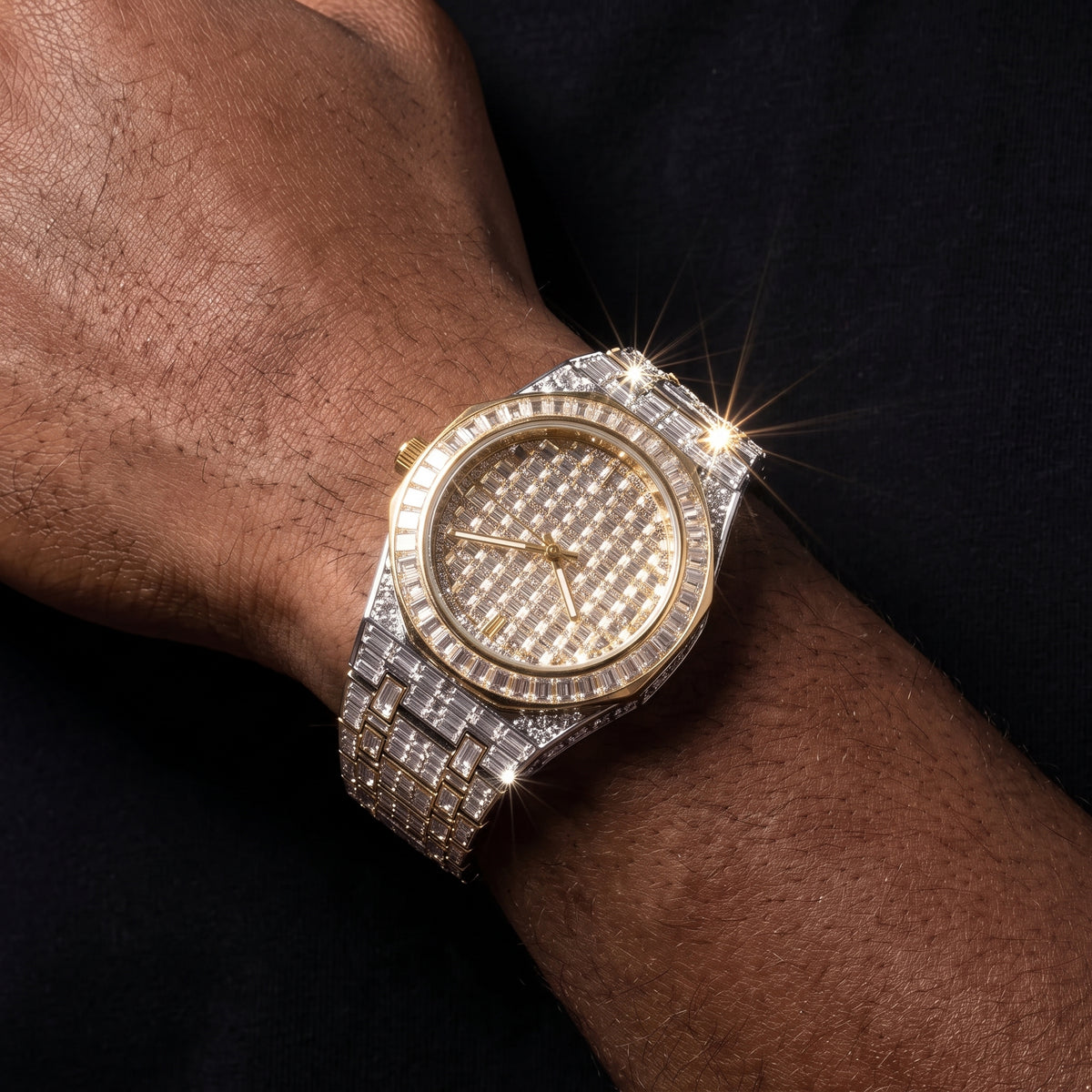 Fully Loaded Baguette Watch - Different Drips
