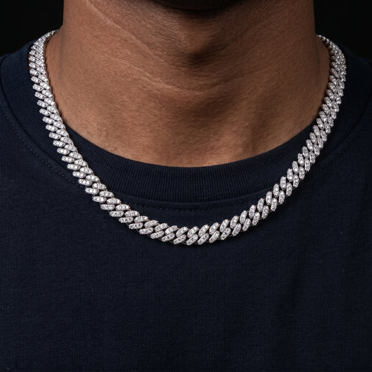 6mm Iced Out Cuban Chain - Different Drips