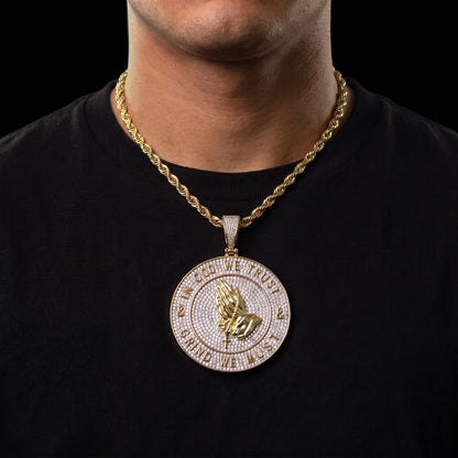 In God We Trust Pendant - Different Drips