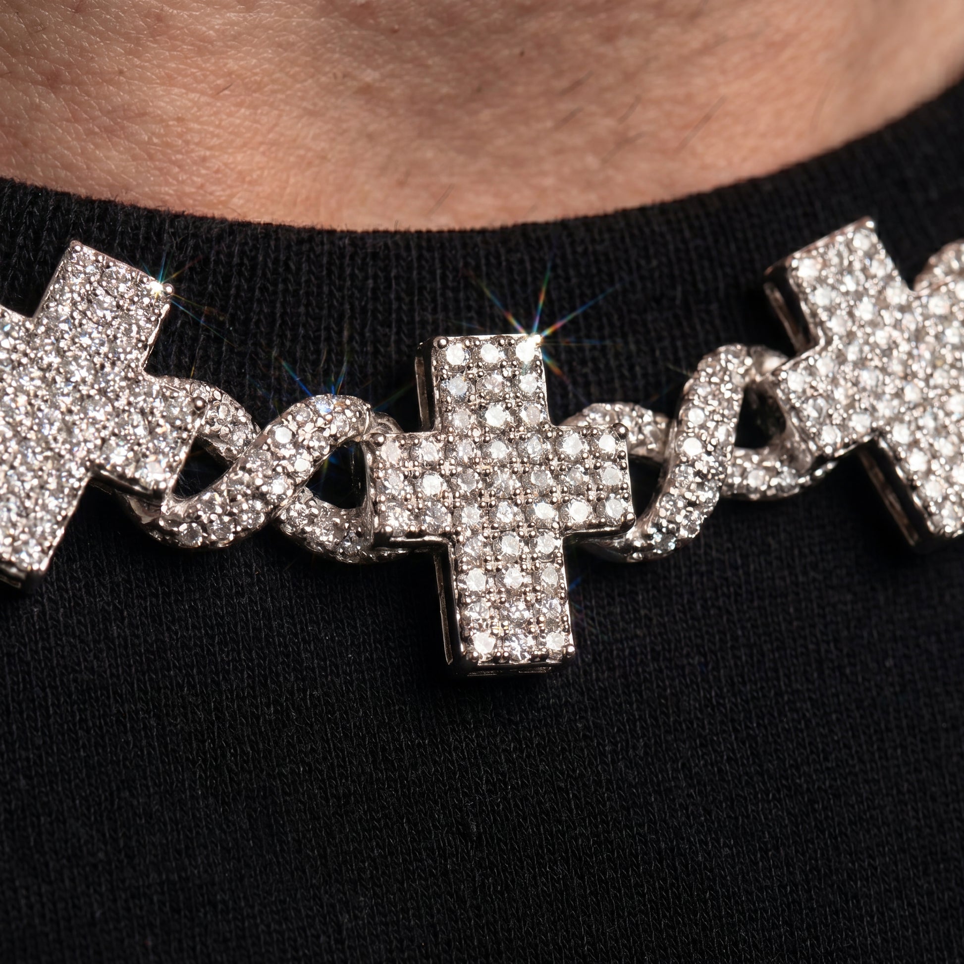 15mm Cross Infinity Link Chain - Different Drips
