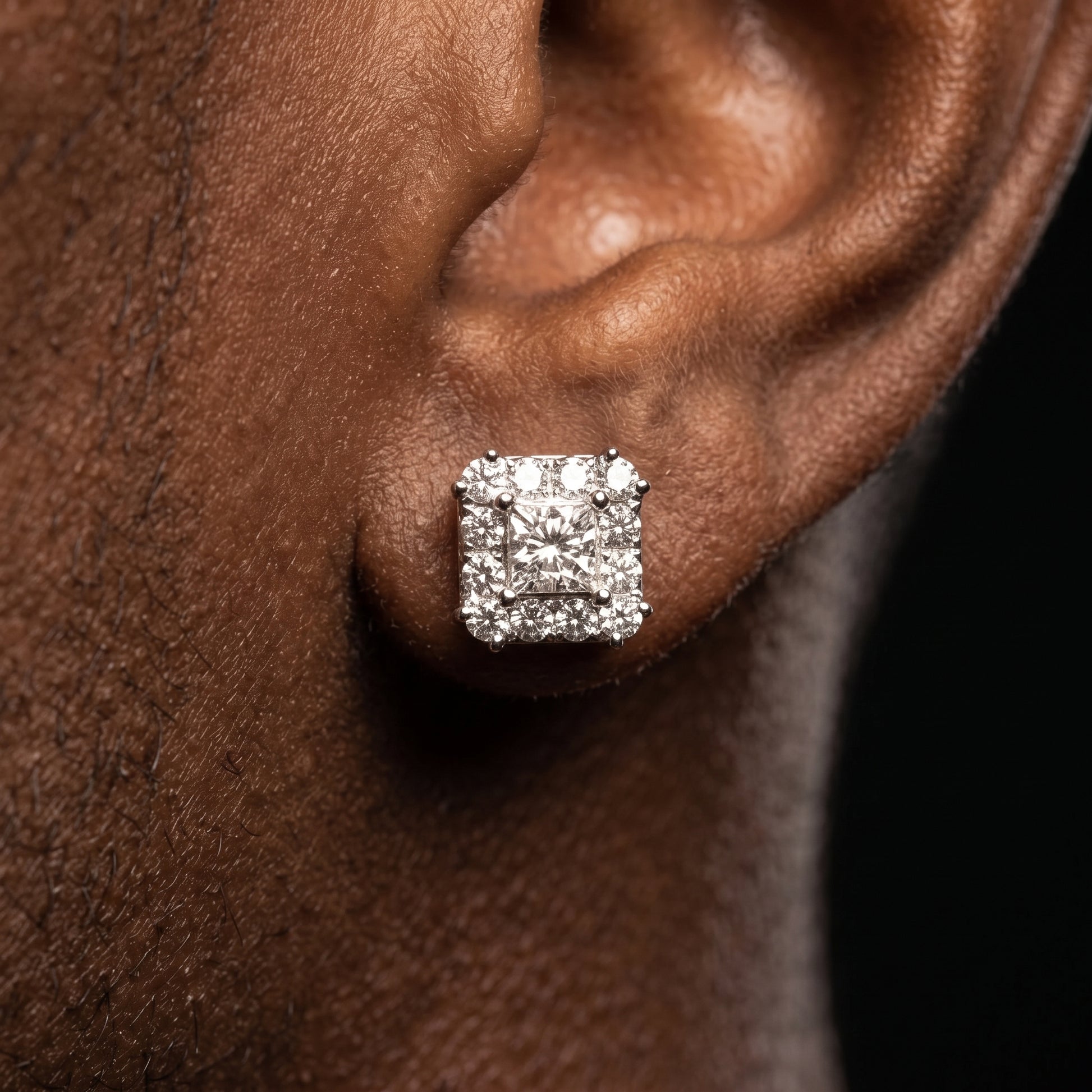 S925 Moissanite Hidden Door Earrings - Different Drips