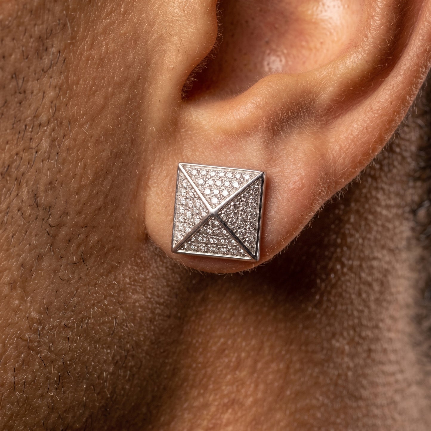 10mm Square Cut Umbrella Earrings - Different Drips