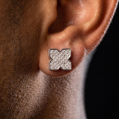 9mm Quatrefoil Stud Earrings - Different Drips