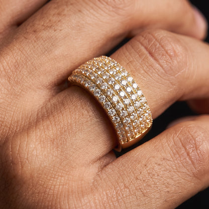 5 Layer Band Ring – view 2