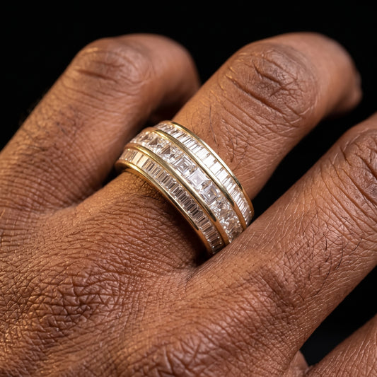 Baguette Layered Ring – view 2