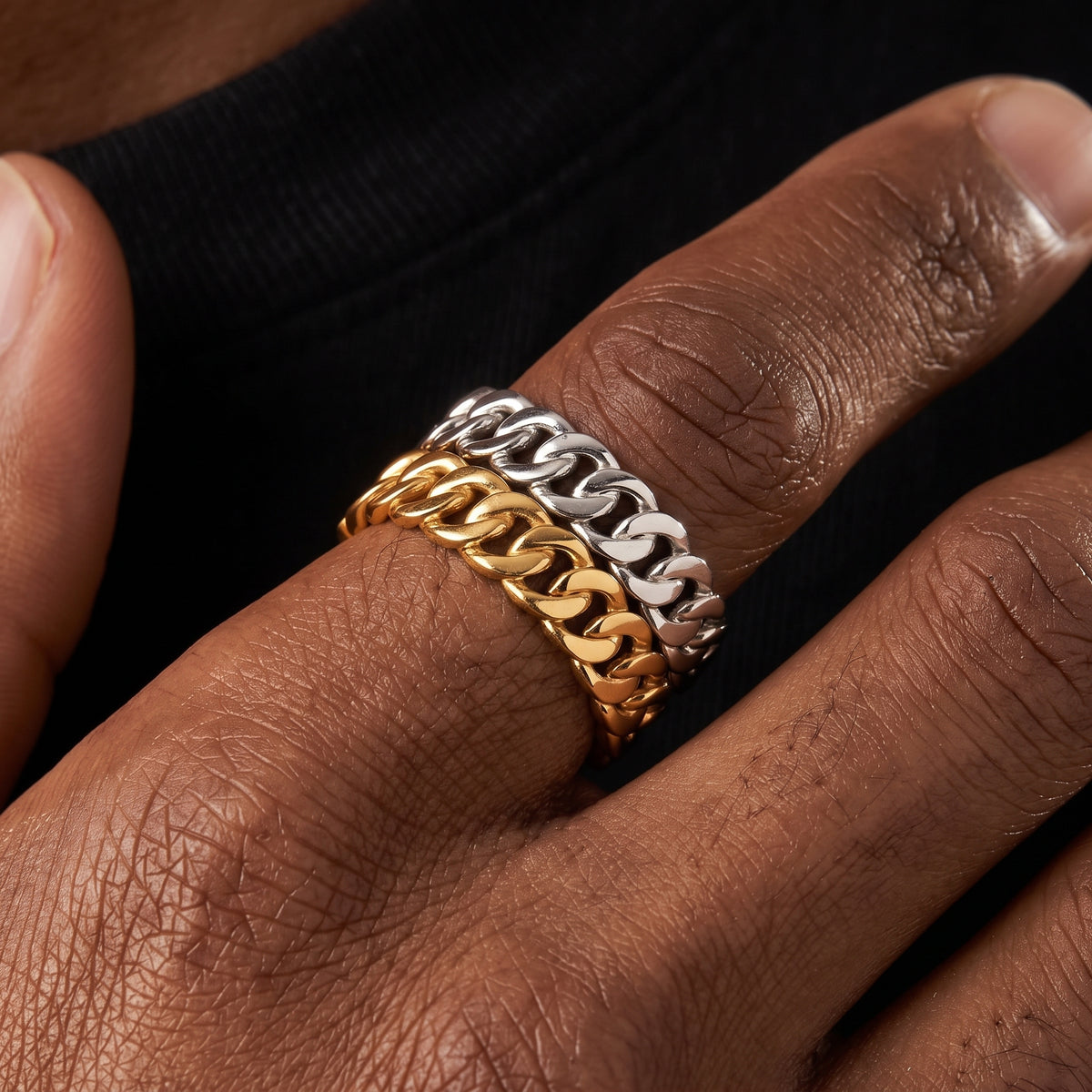 3mm Miami Cuban link ring