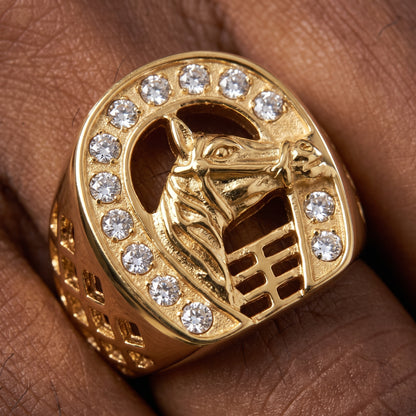 Horse Head Signet Ring