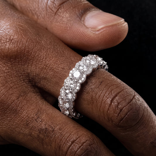 3mm S925 Moissanite Band Ring